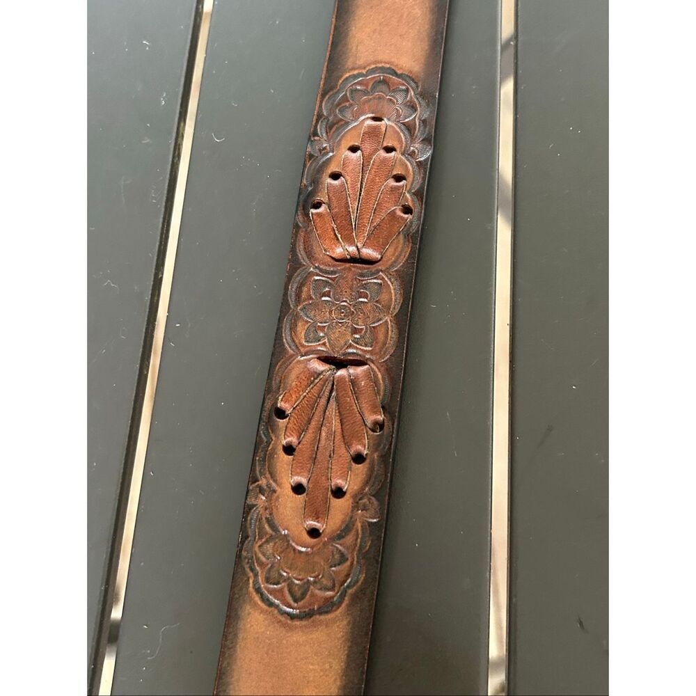 Leegin Leather Western Belt Brown - Picture 14 of 14